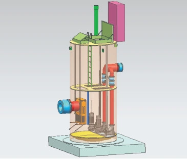 Intelligente integrierte vorgefertigte Pumpstation von Liancheng Sps